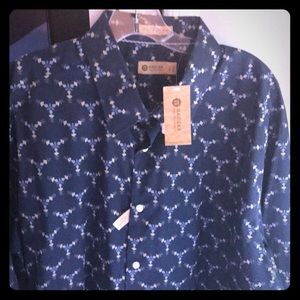 Size 18 1/2 - 36/37 Haggar button-down.